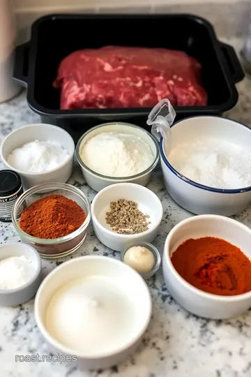 Tender Roaster Oven Brisket ingredients