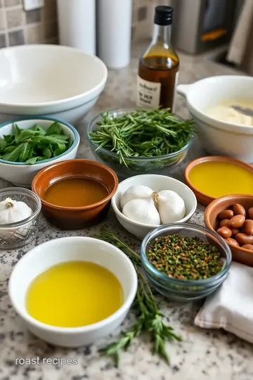 Roasting Elk with Flavorful Herb Crust ingredients