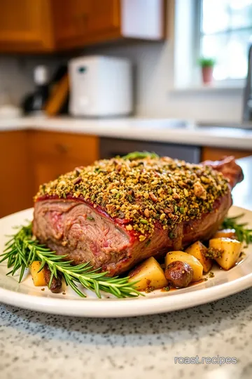 Roasting Elk with Flavorful Herb Crust steps