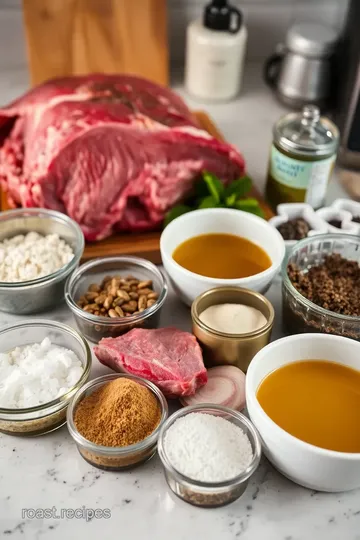 Perfectly Roasted Top Rib Roast ingredients