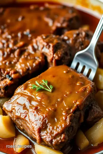 Golden Corral-Style Pot Roast presentation