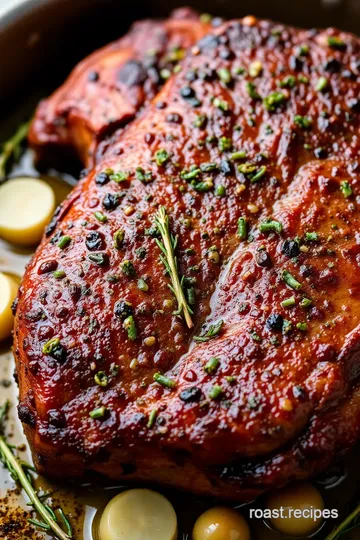 Sear &amp Roast Bear with Flavorful Herbs: A Wild Culinary Adventure presentation