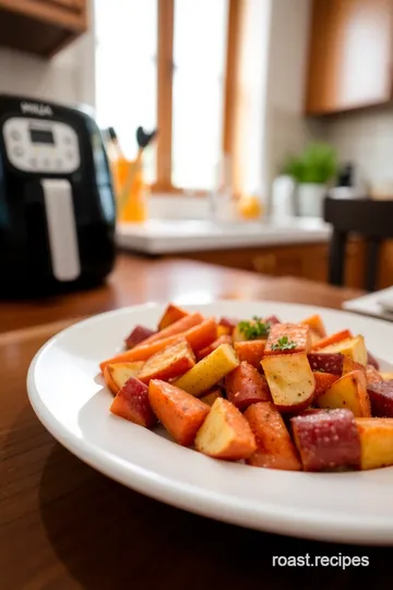 Simple Roasted Carrots and Red Potatoes in Ninja Air Fryer steps