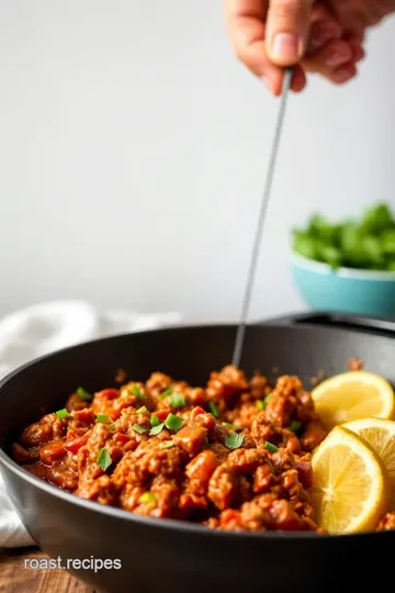 Zesty Skillet Beef Sloppy Joes steps