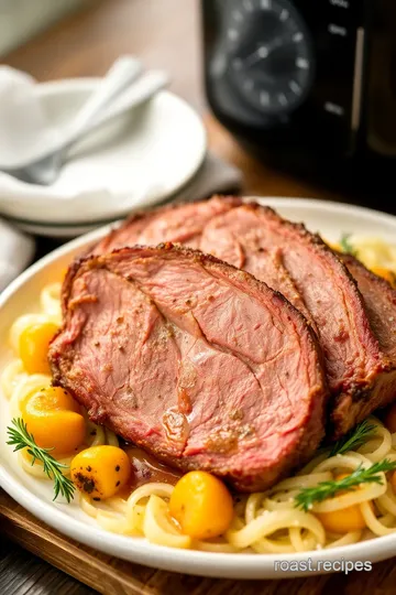 Slow-Roasted Prime Chuck Roast Perfection presentation