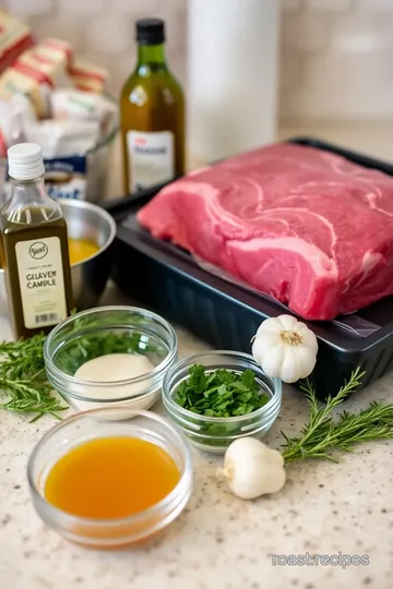 Sous Vide Sirloin Roast ingredients