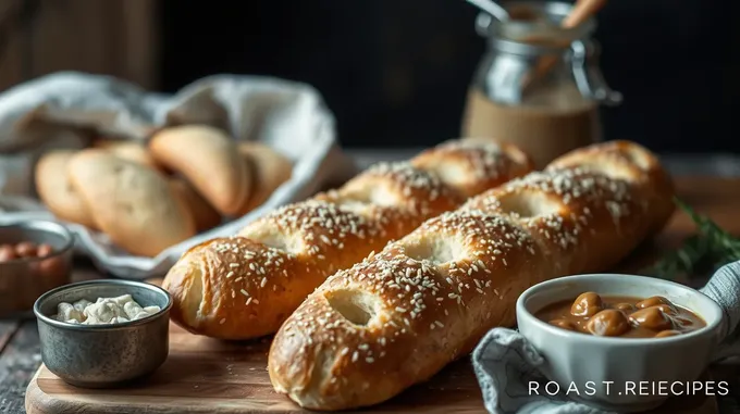 Crispy Sourdough Baguettes Recipe