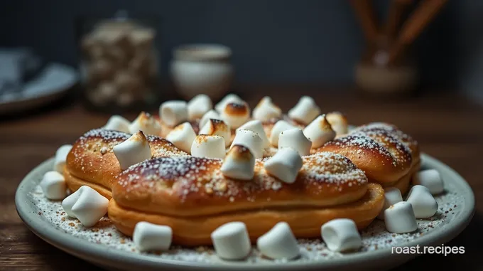 Delicious Roasted Marshmallow Cream Éclairs