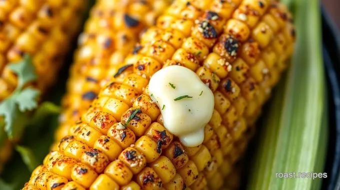 Grilled Corn on the Cob with Spicy Lime Butter