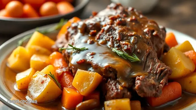 Mississippi Pot Roast with Potatoes and Carrots