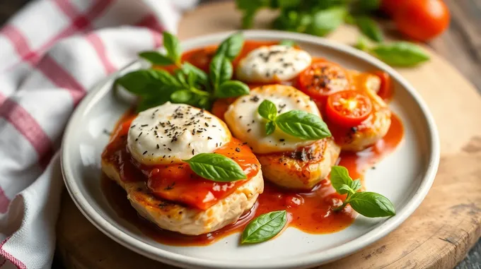 Quick & Easy Chicken Caprese Delight