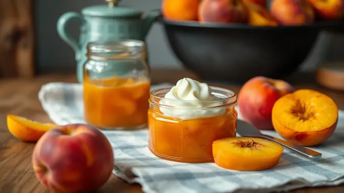 Quick & Easy Peach Jam Delight