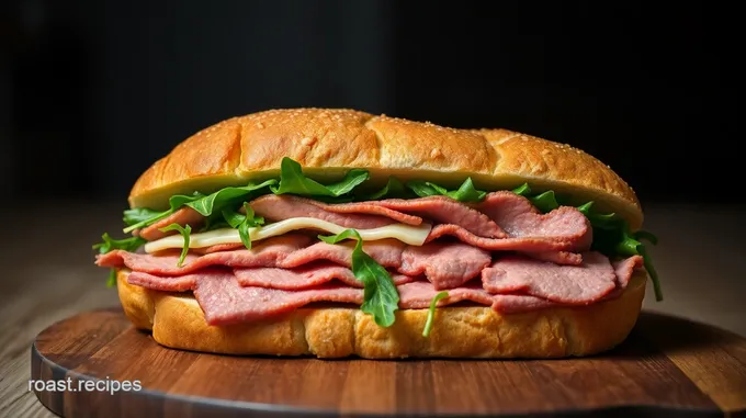 Savory Hormel Roast Beef Sandwich