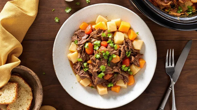 Slow Cooker Pot Roast Recipe