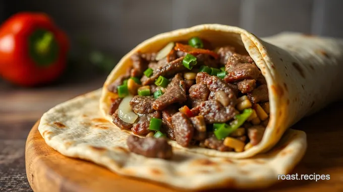 Ultimate Steak and Cheese Wrap